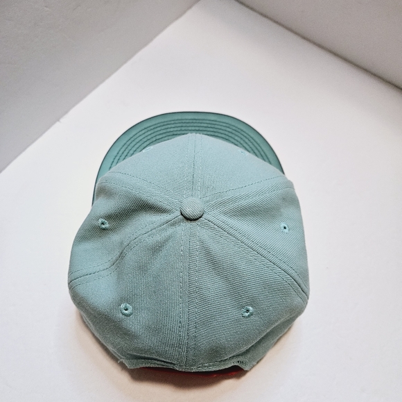 Nike True LeBron James Prohibition Snapback Teal Blue Hat Diffused Jade Cap - Picture 3 of 13